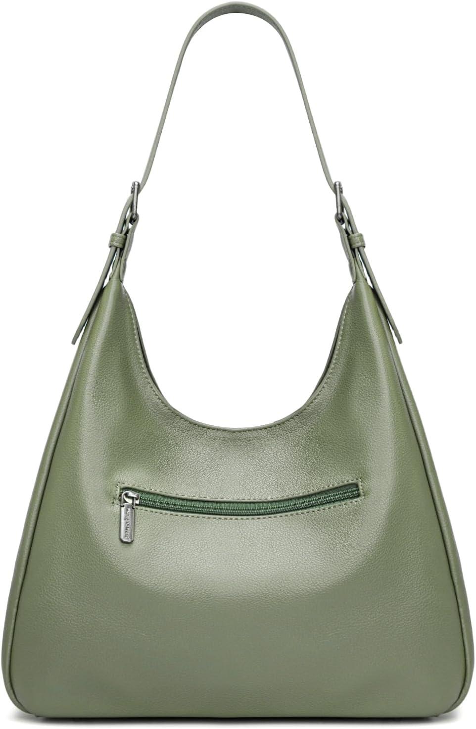imageMontana West Hobo Bag Purse for Women Slouchy Shoulder Handbags PursesGreen