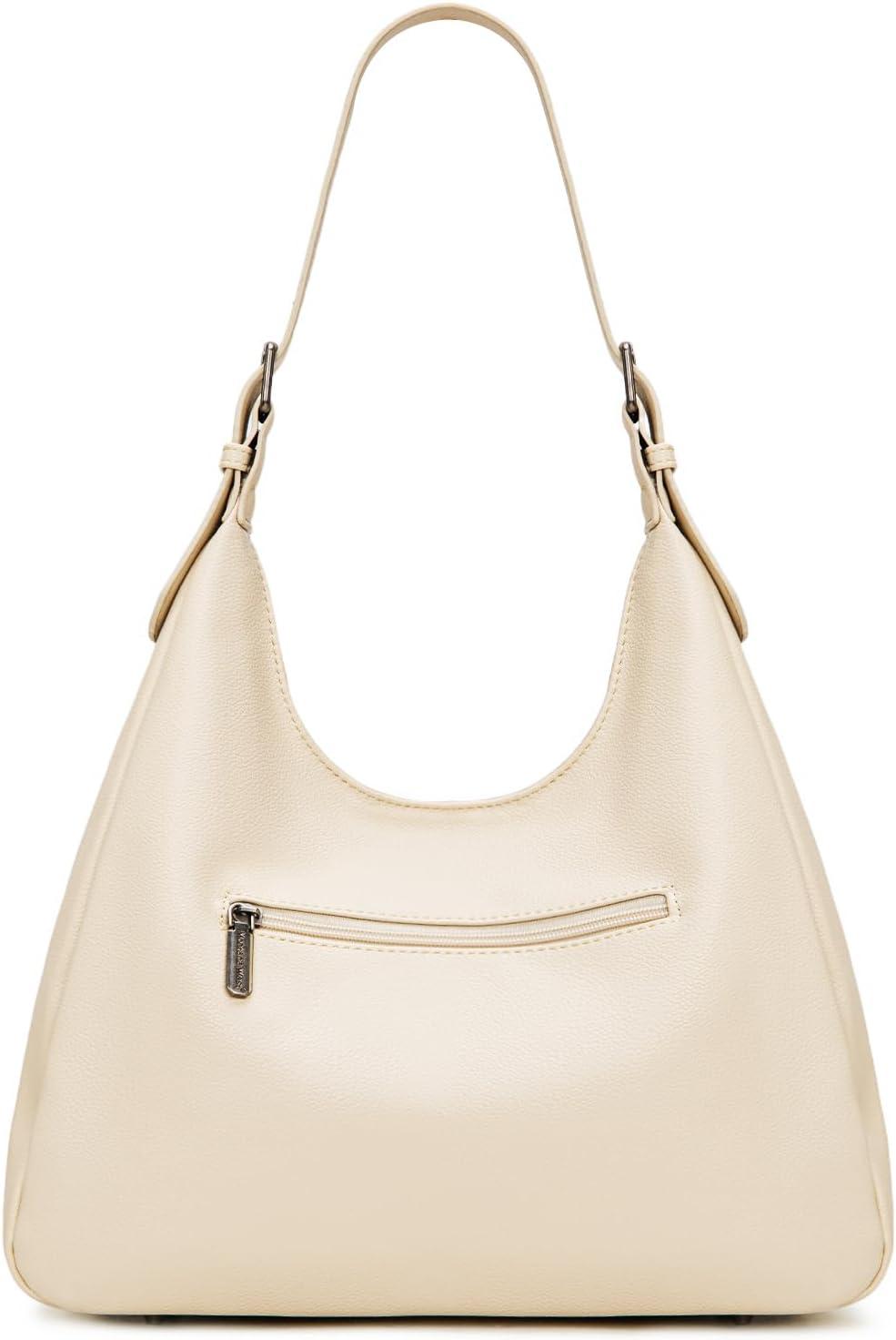 imageMontana West Hobo Bag Purse for Women Slouchy Shoulder Handbags PursesNude