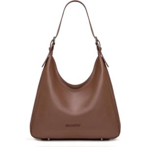 Montana West Hobo Bag Purse for Women Slouchy Shoulder Handbags Purses(Coffee Brown)