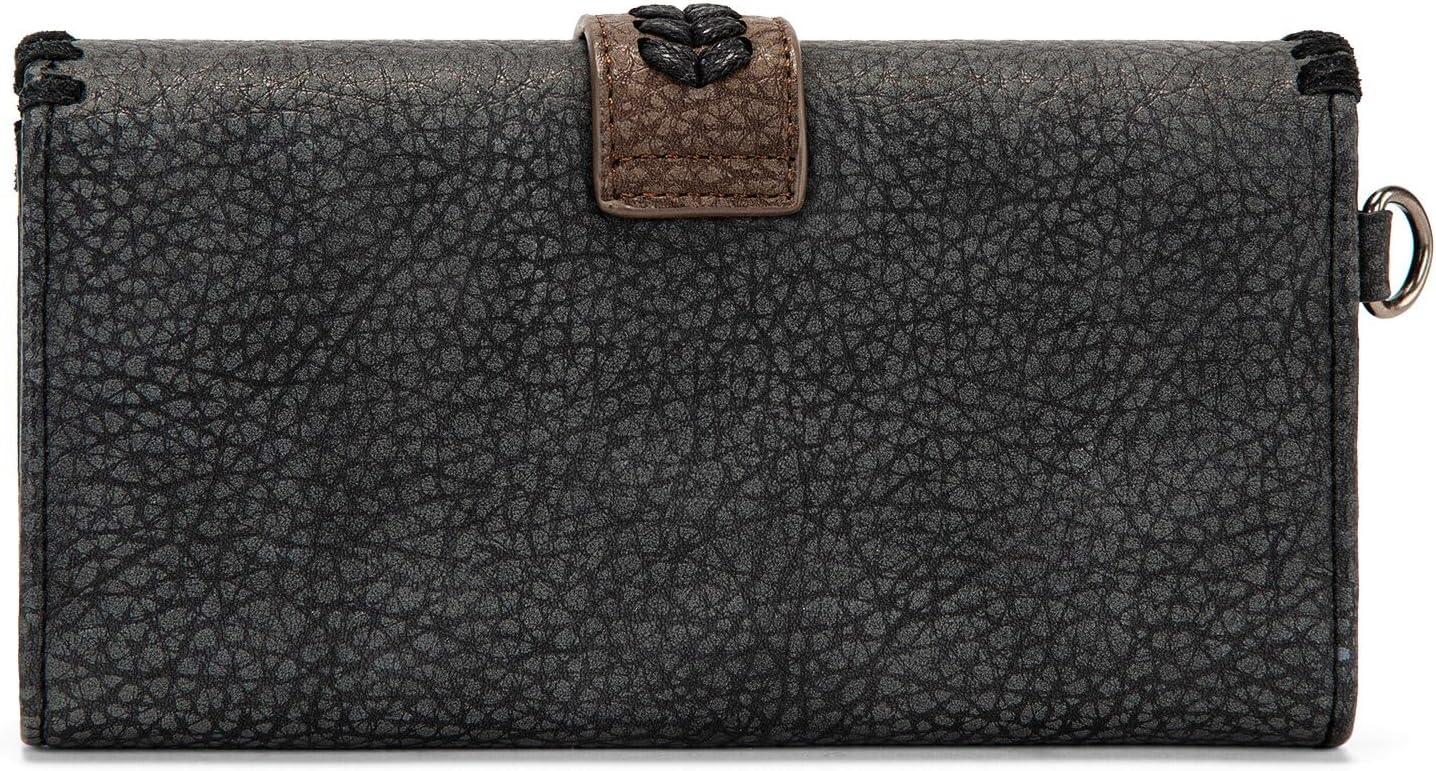 imageMontana West Wrangler Wristlet Wallets for Women Clutch Purse RFID Blocking Wallet Credit Card HolderBlack
