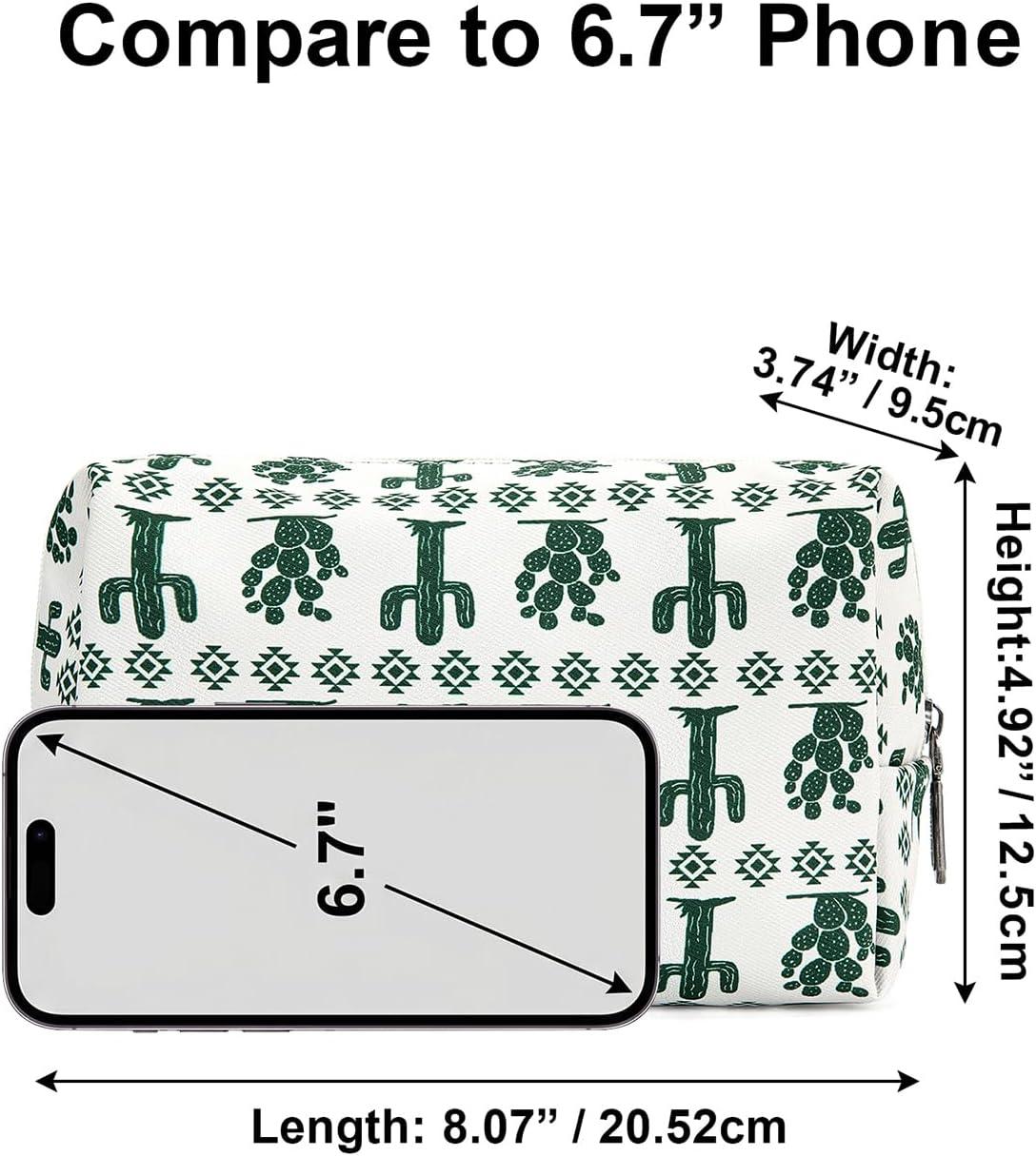 imageMontana West X Wrangler Travel Makeup Bag Portable Cosmetic Bag Makeup Pouch for Women Large Capacity Toiletry BagGreen