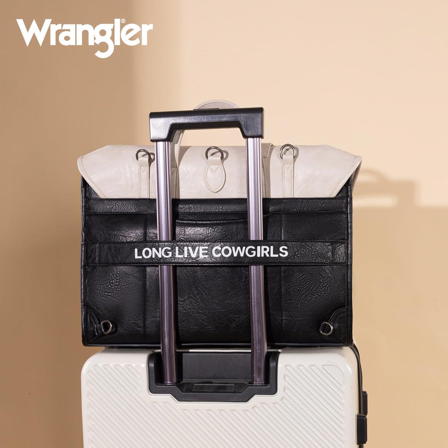 imageWrangler Laptop Bag for Women Messenger Bag Briefcase Computer Backpack Convertible Satchel BagBeige Black