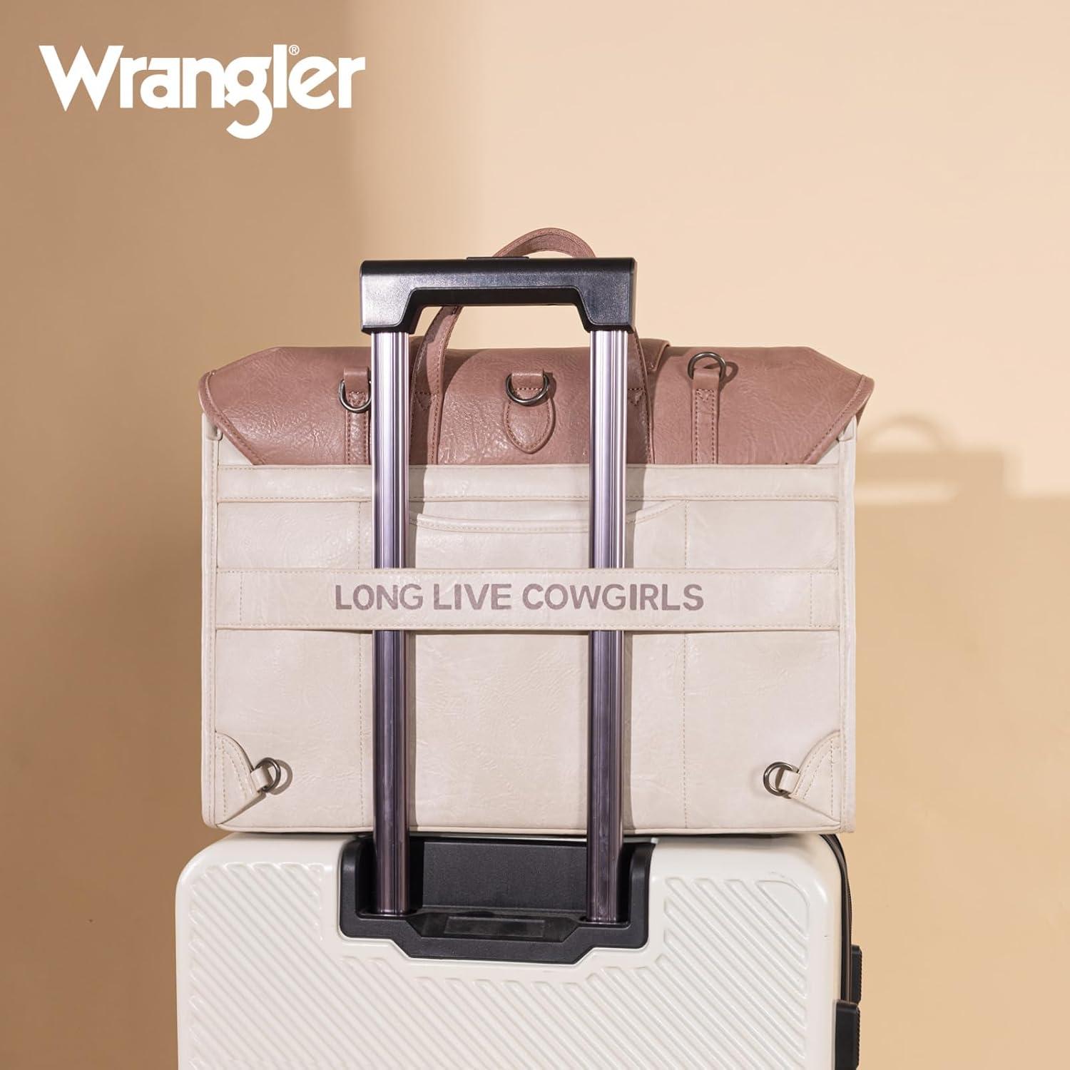 imageWrangler Laptop Bag for Women Messenger Bag Briefcase Computer Backpack Convertible Satchel BagBeige Purple