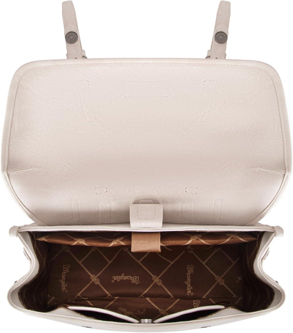 imageWrangler Laptop Bag for Women Messenger Bag Briefcase Computer Backpack Convertible Satchel BagBeige