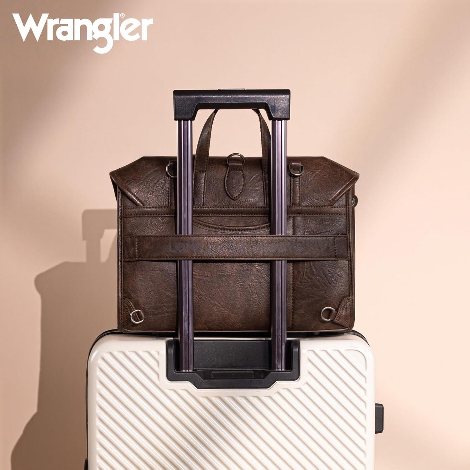 imageWrangler Laptop Bag for Women Messenger Bag Briefcase Computer Backpack Convertible Satchel BagCoffee