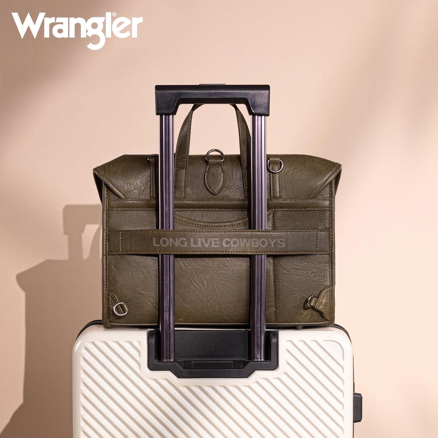 imageWrangler Laptop Bag for Women Messenger Bag Briefcase Computer Backpack Convertible Satchel BagGreen