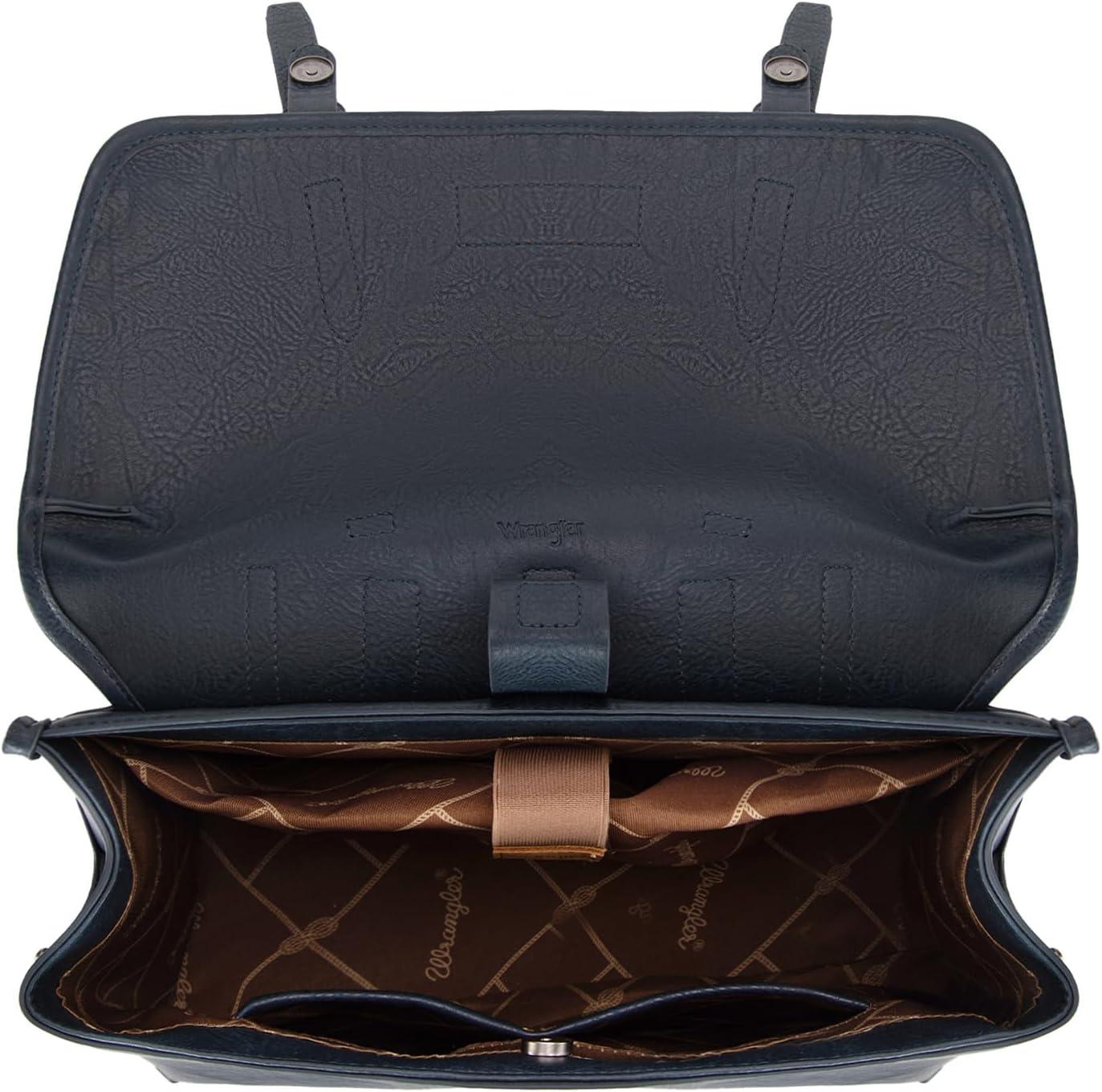 imageWrangler Laptop Bag for Women Messenger Bag Briefcase Computer Backpack Convertible Satchel BagNavy