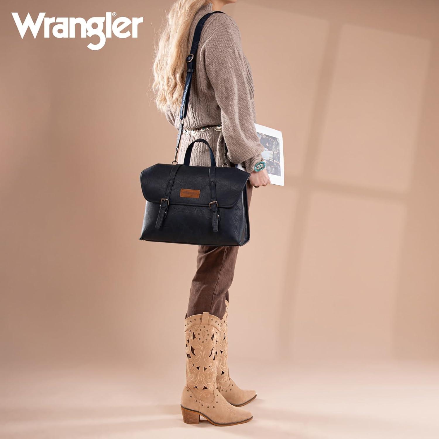 imageWrangler Laptop Bag for Women Messenger Bag Briefcase Computer Backpack Convertible Satchel BagNavy