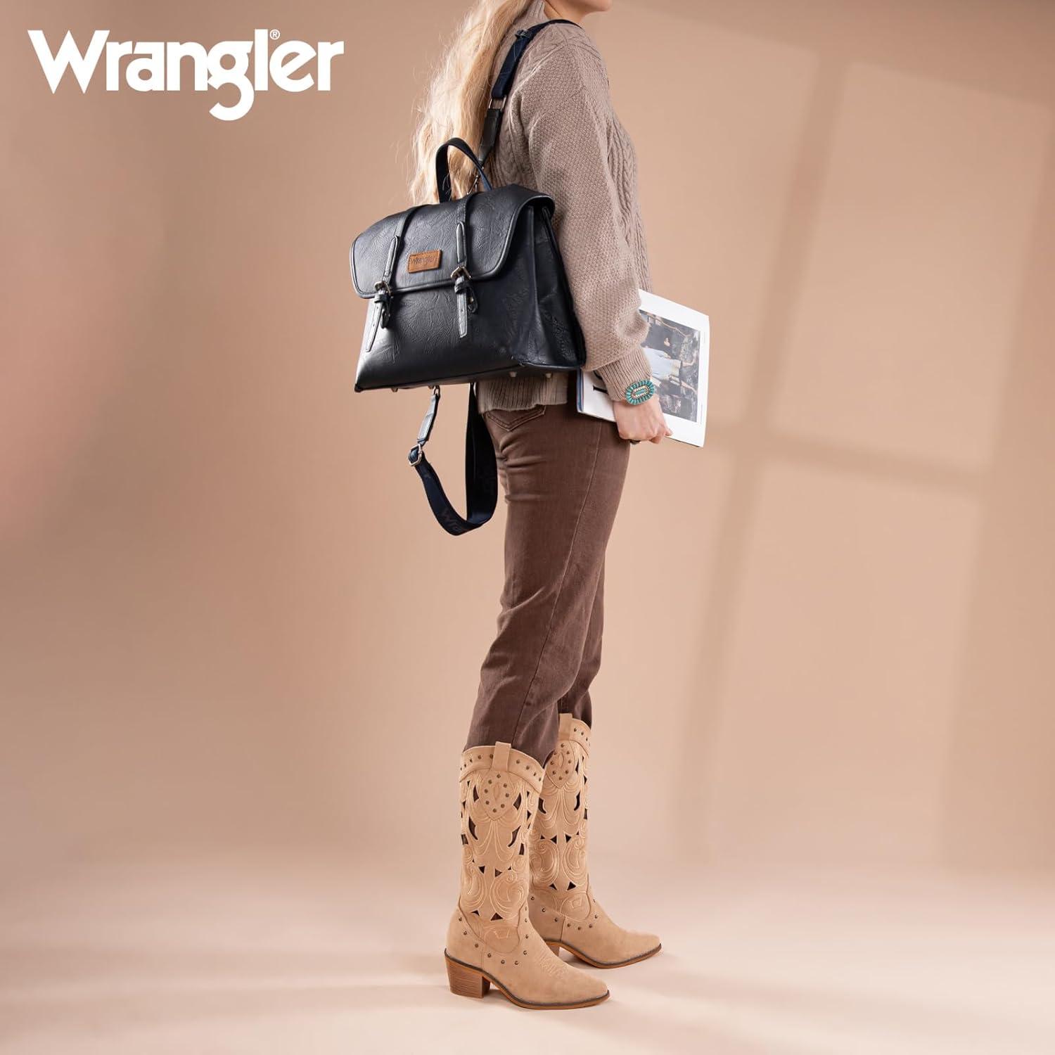 imageWrangler Laptop Bag for Women Messenger Bag Briefcase Computer Backpack Convertible Satchel BagNavy