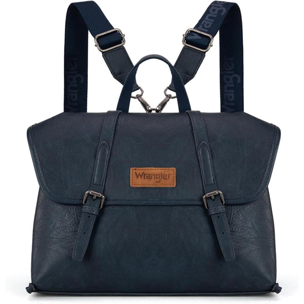 imageWrangler Laptop Bag for Women Messenger Bag Briefcase Computer Backpack Convertible Satchel BagNavy