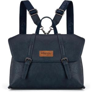 Wrangler Laptop Bag for Women Messenger Bag Briefcase Computer Backpack Convertible Satchel Bag(Navy)