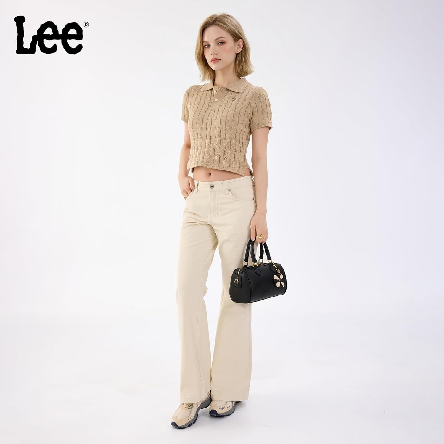 imageLee Satchel Purses for Women Small Top Handle Handbag Convertible Crossbody SatchelBlack