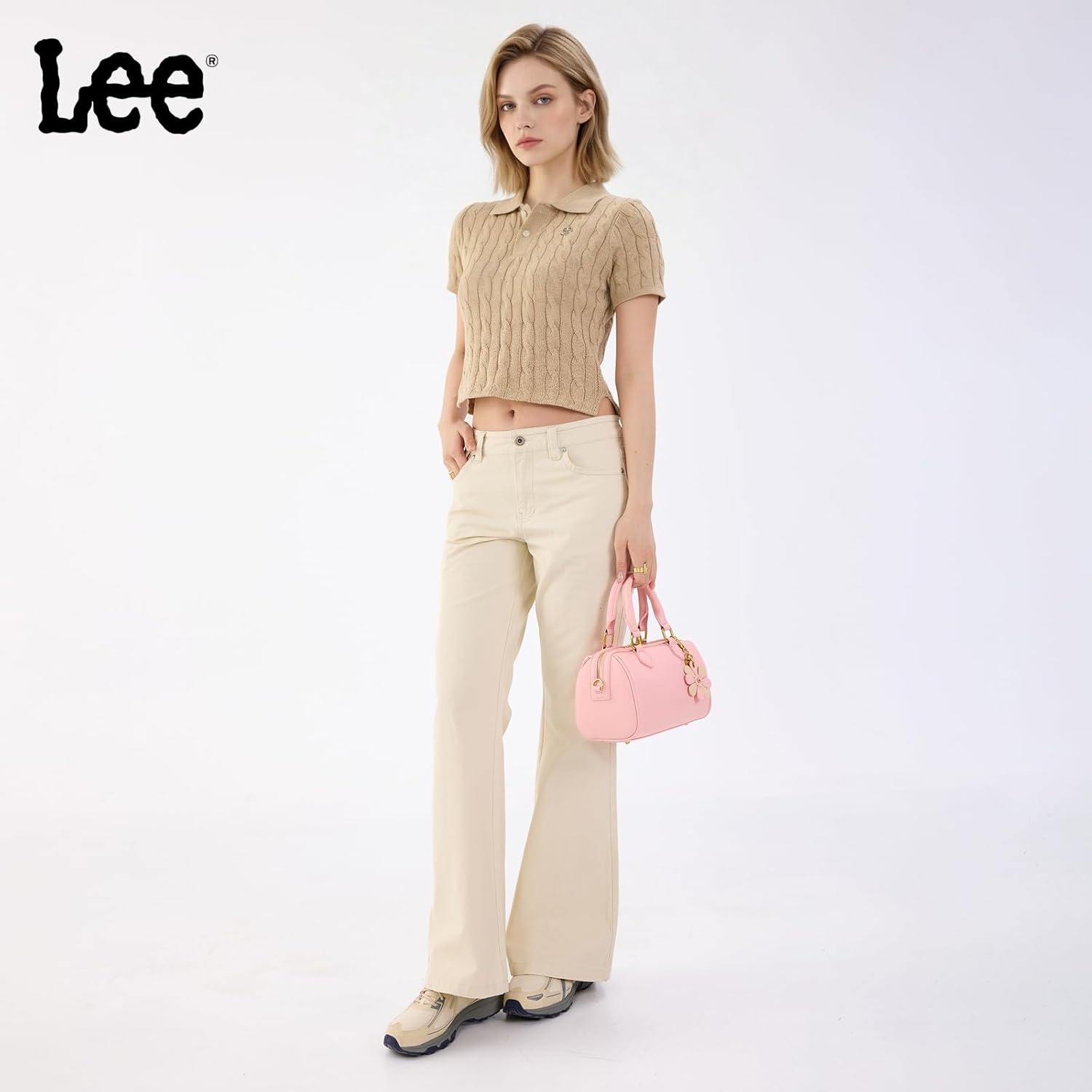 imageLee Satchel Purses for Women Small Top Handle Handbag Convertible Crossbody SatchelPink