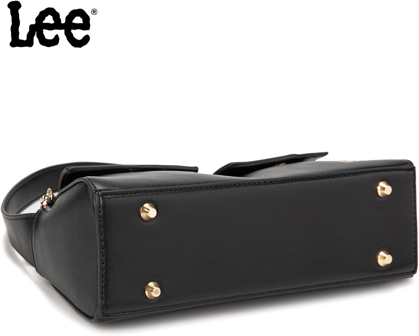 imageLee Shoulder Bag for Women Going Out Purse amp Handbags with Zipper Closure Trendy Top Handle for Casual Use Travel WorkBlack