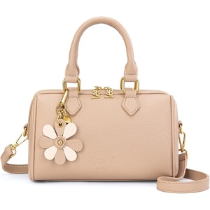 Lee Satchel Purses for Women, Small Top Handle Handbag, Convertible Crossbody Satchel(Khaki)