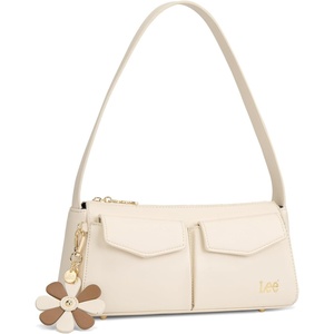 Lee Shoulder Bag for Women, Going Out Purse & Handbags with Zipper Closure, Trendy Top Handle for Casual Use, Travel, Work(Beige)