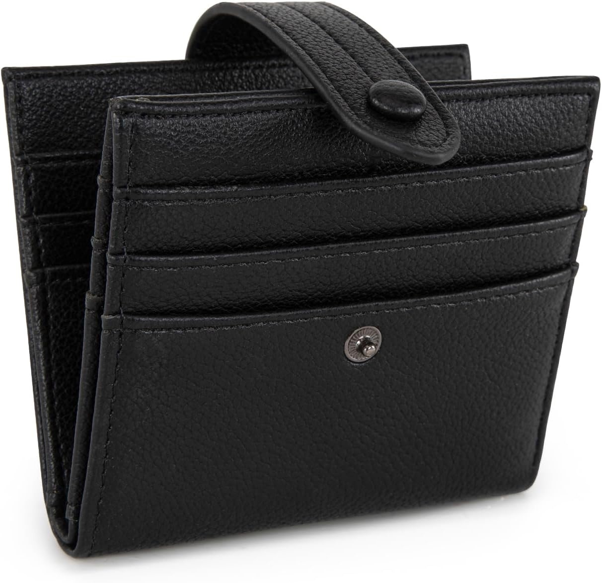 imageMontana West X Wrangler Wallet Small Womens Girls Flower Bifold Card Wallet With RFID Lining and Zipper Coin Pocket WG216W065DPPBlack