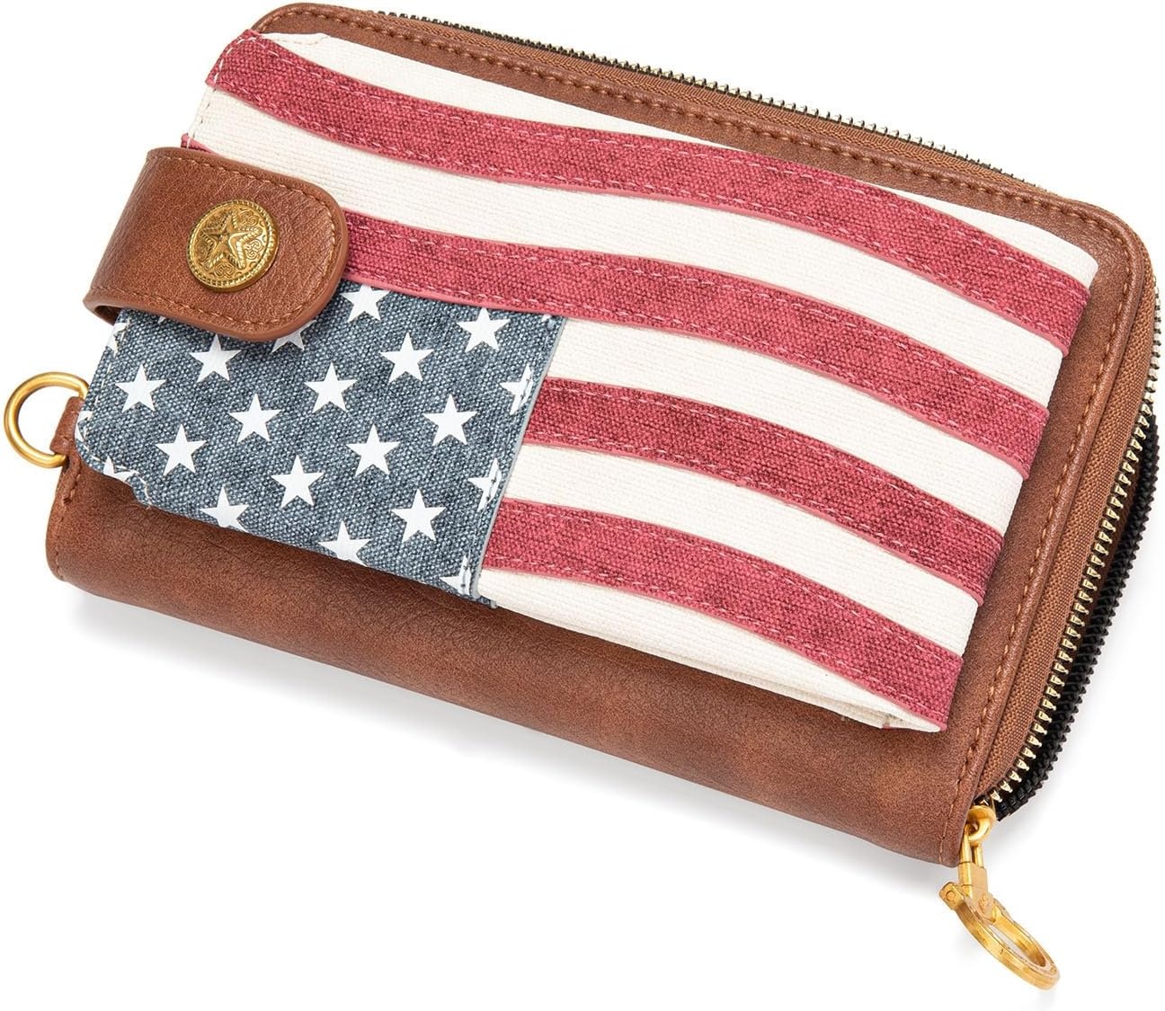 image:imageMontana West American Flag Phone Purse for Women Patriotic Crossbody Bag American Pride Cellphone Purse With Removable StrapJean