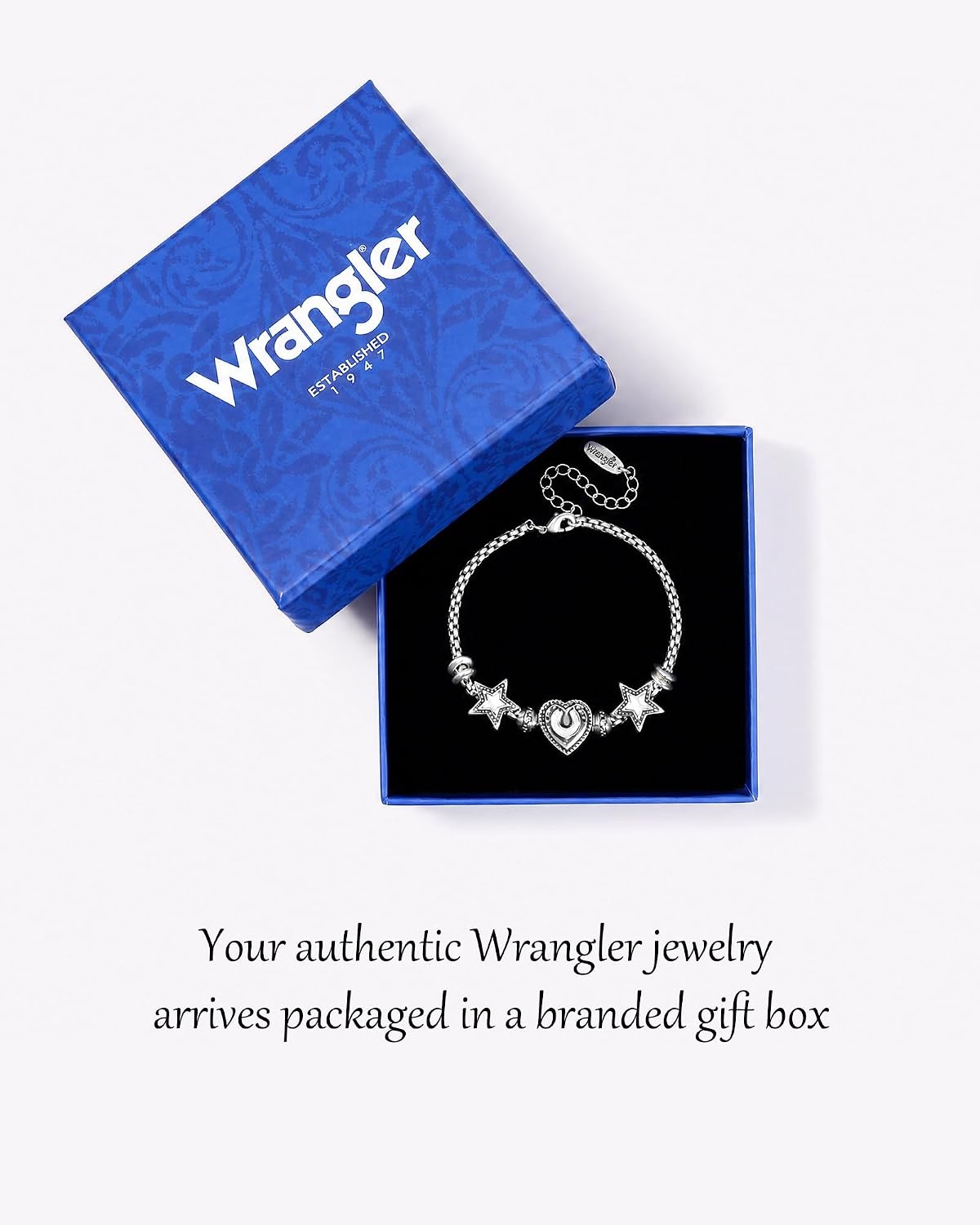 image:imageMontana West Wrangler Heart Bracelets for Women Sliding Charm Bracelet Fixed Charms Turquoise Jewelry for Women with Gift Box Sterling Silver14K GoldSilver White