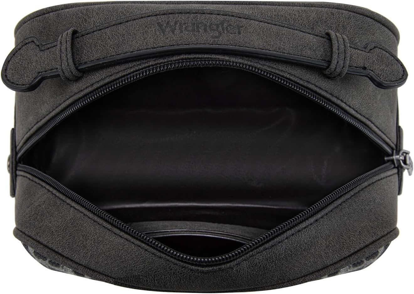 image:imageMontana West X Wrangler Makeup Bag Travel Cosmetic Bag Small Western Toiletry Bag for Women Organizer for Toiletries Accessories Travel EssentialsLeopard WGHB22111901LPBKSleopard black