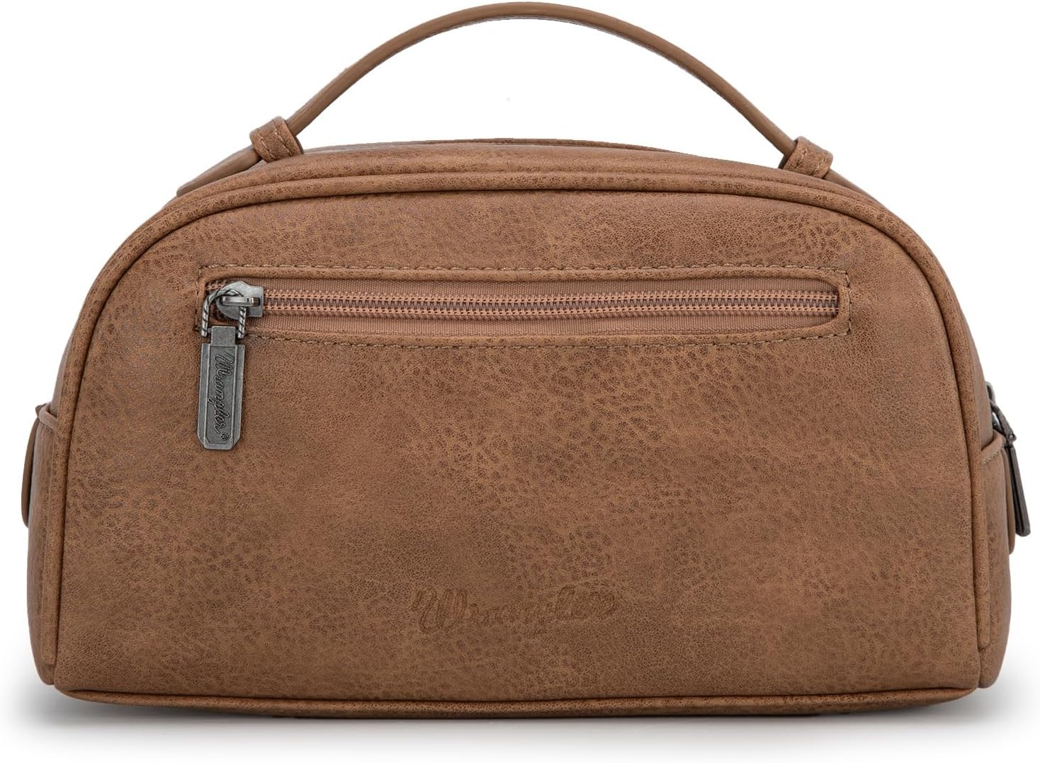 image:imageMontana West X Wrangler Makeup Bag Travel Cosmetic Bag Small Western Toiletry Bag for Women Organizer for Toiletries Accessories Travel EssentialsLeopard WGHB22111901LPBKKhaki145