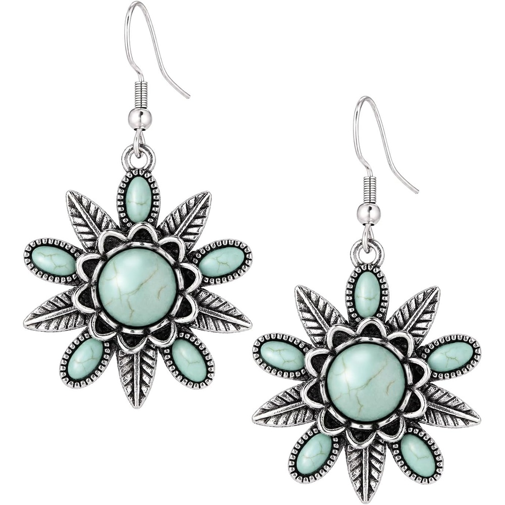 image:imageRustic Coutures Western Concho Country Earrings for Women RCACER132SLTQ
