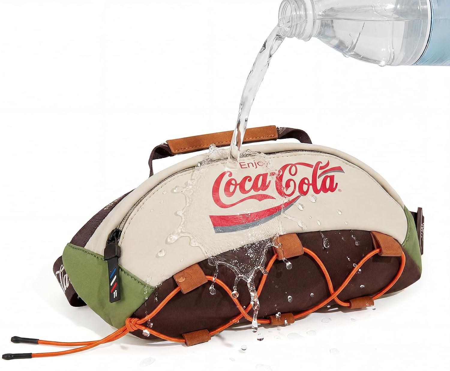 image:imageCocaCola Fanny Pack Water Resistant Crossbody Waist Bag with Adjustable StrapKhaki