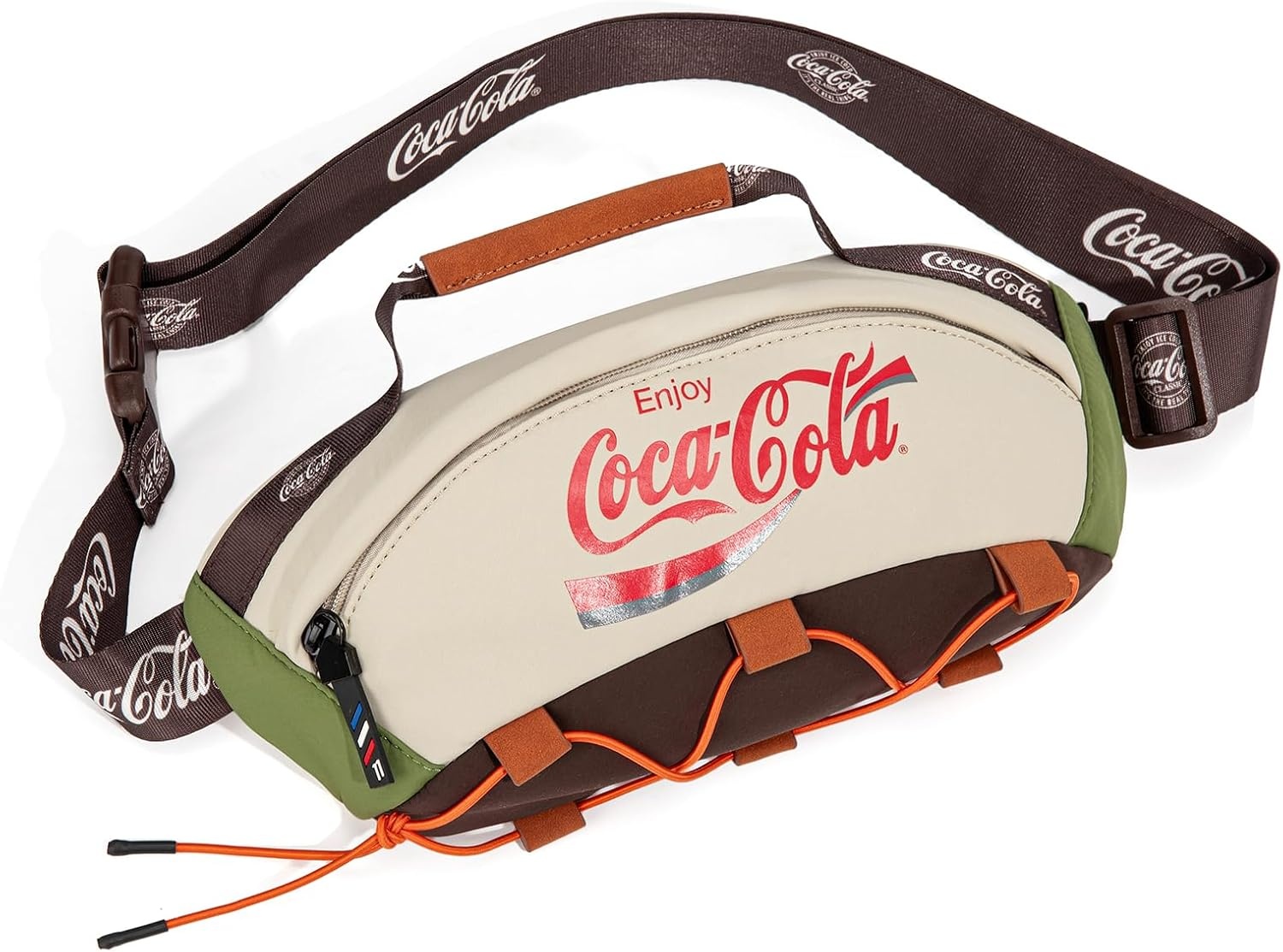 image:imageCocaCola Fanny Pack Water Resistant Crossbody Waist Bag with Adjustable StrapKhaki