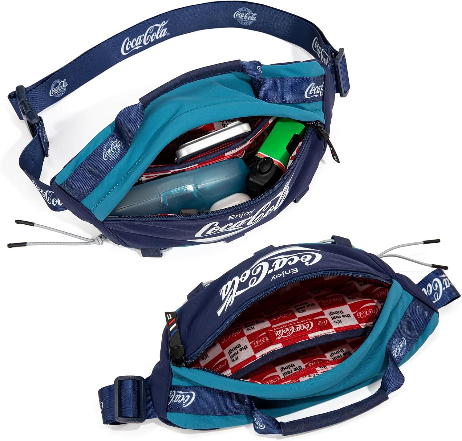 image:imageCocaCola Fanny Pack Water Resistant Crossbody Waist Bag with Adjustable StrapNavy