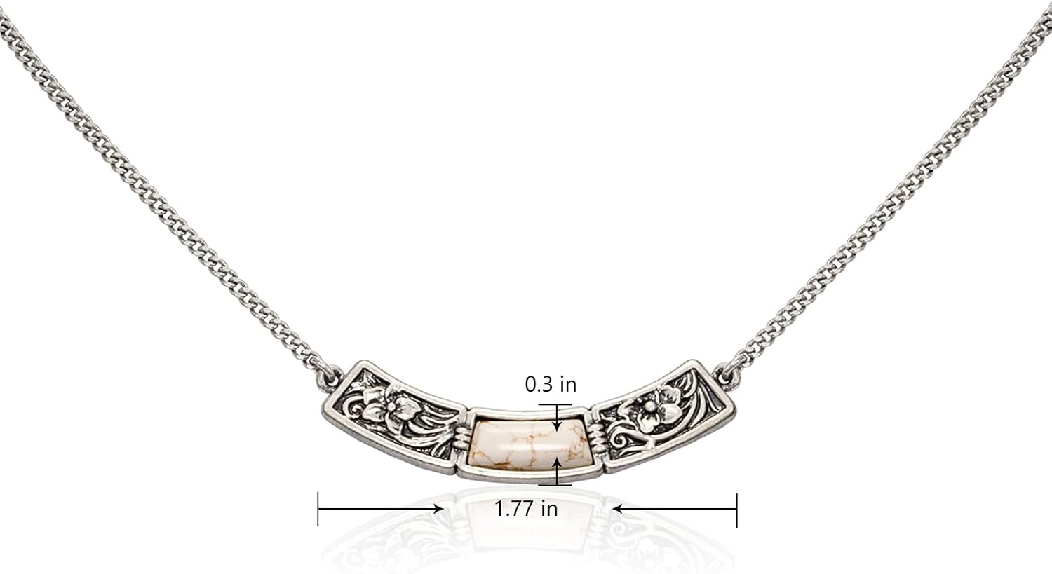 image:imageMontana West Wrangler Couture Turquoise Jewelry for Women Western Jewelry Pendant Necklace Cowgirl Vintage Western NecklaceSqure Silver White