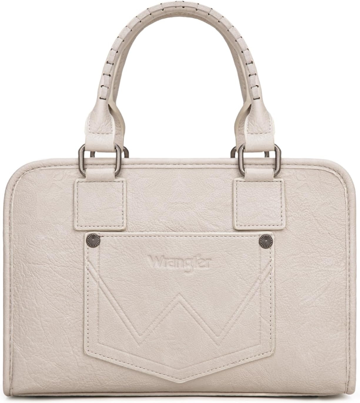 image:imageWrangler Tote Bag for Women Crossbody Purse Fringe Western Purse Vintage Top Handle HandbagsBeige