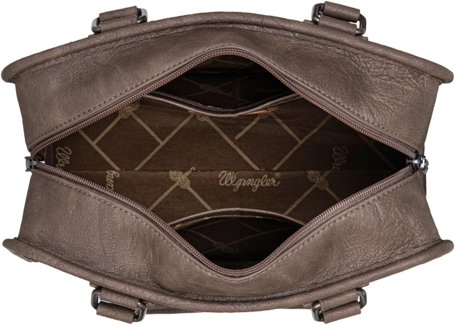 image:imageWrangler Tote Bag for Women Crossbody Purse Fringe Western Purse Vintage Top Handle HandbagsCoffee