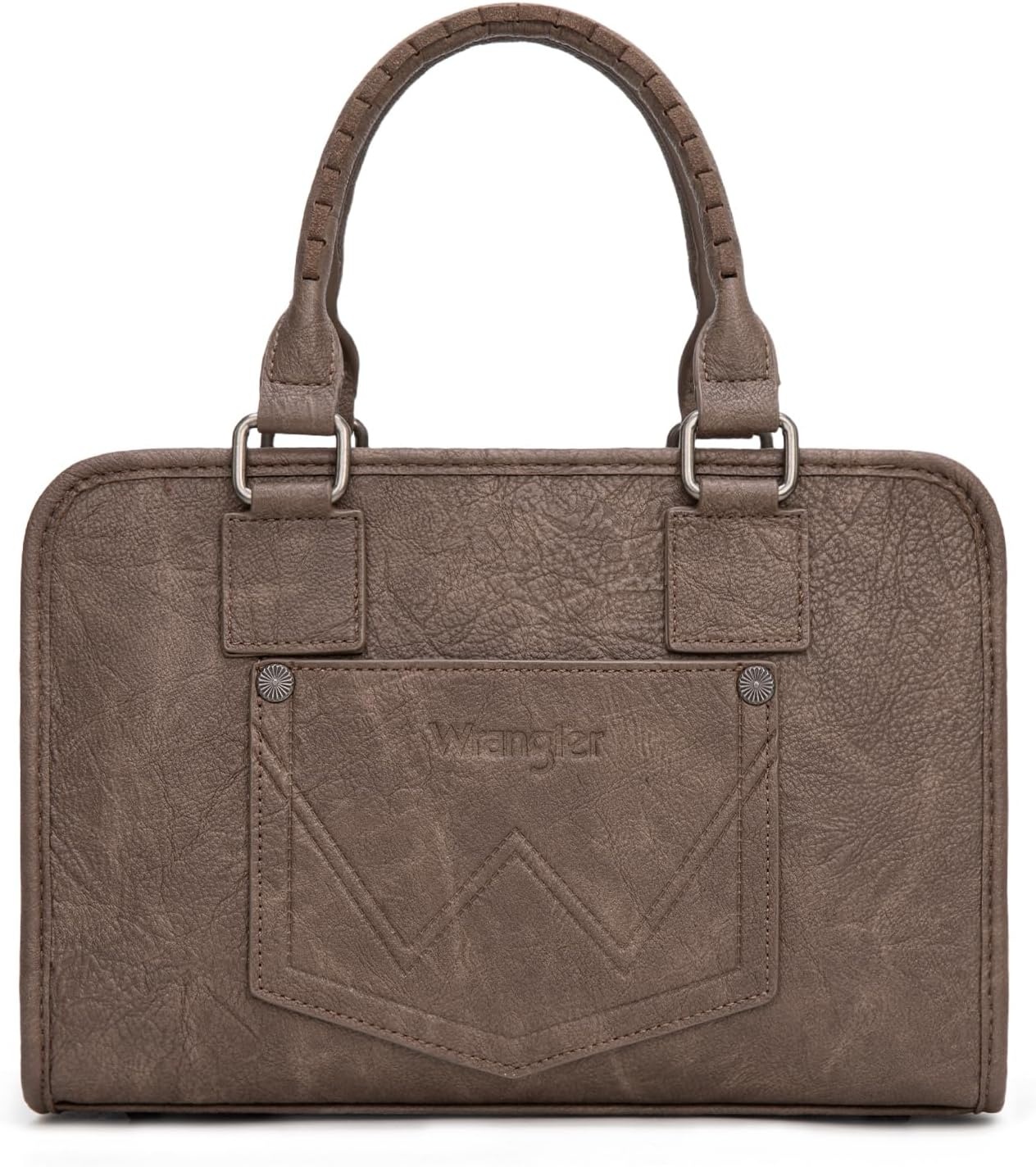 image:imageWrangler Tote Bag for Women Crossbody Purse Fringe Western Purse Vintage Top Handle HandbagsCoffee
