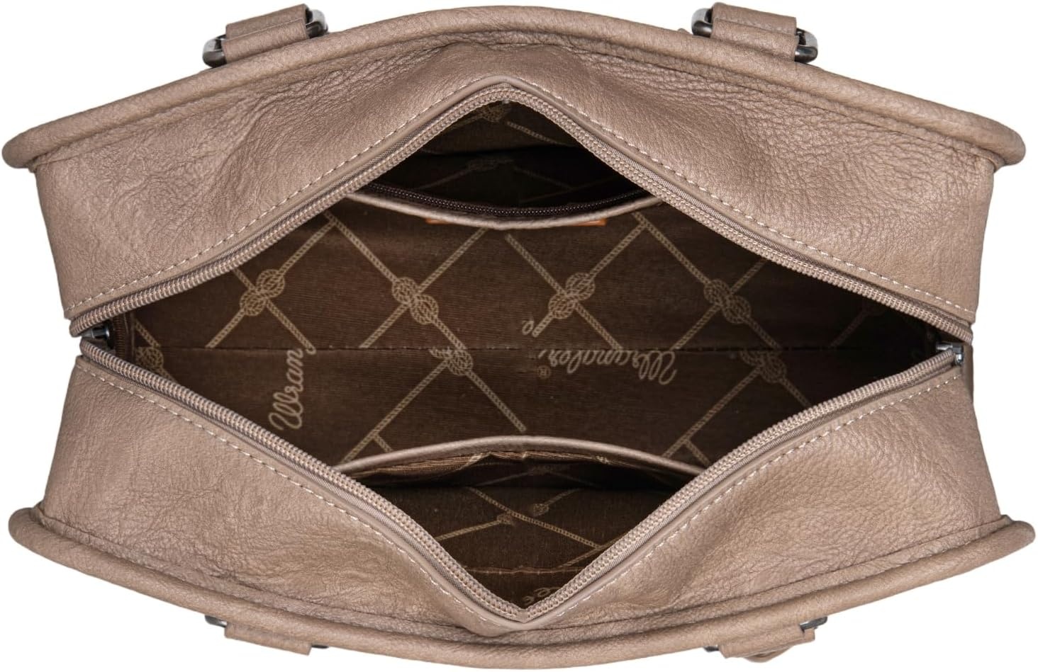 image:imageWrangler Tote Bag for Women Crossbody Purse Fringe Western Purse Vintage Top Handle HandbagsKhaki