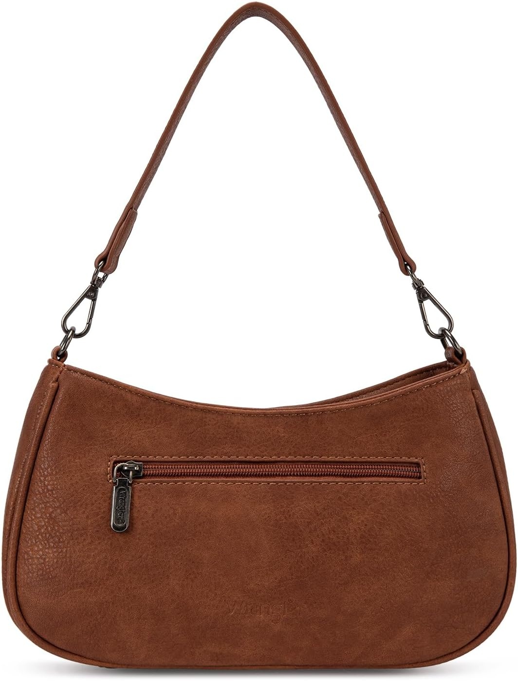 image:imageWrangler Western Shoulder Bag for Women Small Purse Aztec Hobo Bag HandBag with Detachable StrapBrowncowhide