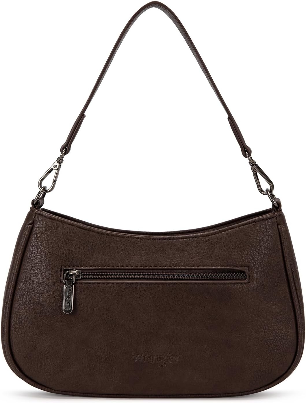 image:imageWrangler Western Shoulder Bag for Women Small Purse Aztec Hobo Bag HandBag with Detachable StrapCoffeecowhide