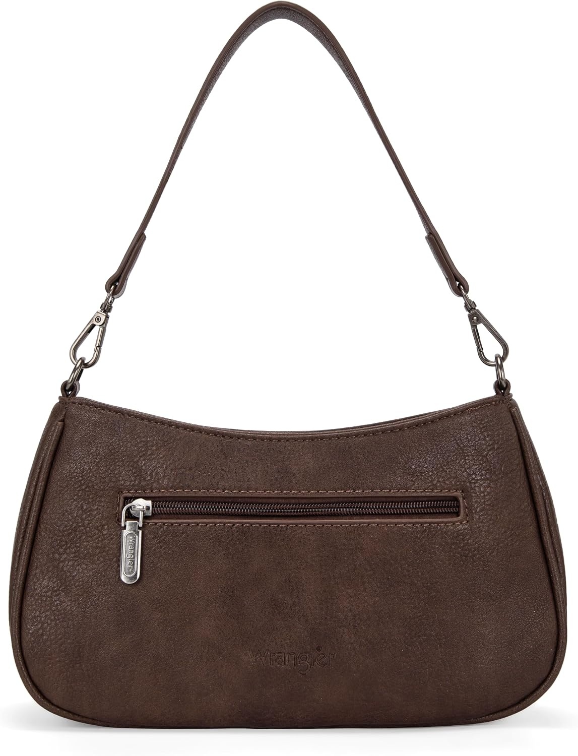 image:imageWrangler Western Shoulder Bag for Women Small Purse Aztec Hobo Bag HandBag with Detachable StrapCow Coffee