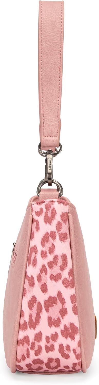 image:imageWrangler Western Shoulder Bag for Women Small Purse Aztec Hobo Bag HandBag with Detachable StrapPink