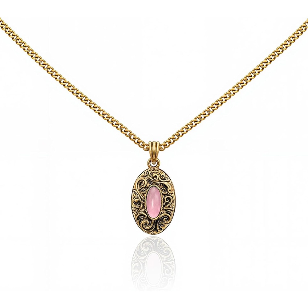 image:imageMontana West Wrangler Couture Turquoise Jewelry for Women Western Jewelry Pendant Necklace Cowgirl Vintage Western NecklaceRound Gold Pink