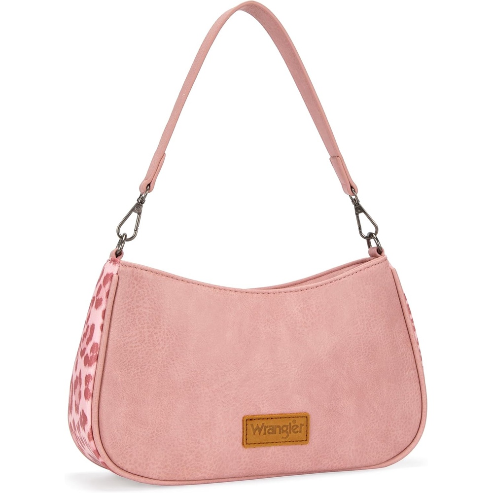 image:imageWrangler Western Shoulder Bag for Women Small Purse Aztec Hobo Bag HandBag with Detachable StrapPink