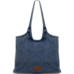Lee Denim Tote Bag for Women – Casual Denim Purse & Hobo Shoulder Handbag for Work, Travel, Shopping(Deep Denim)