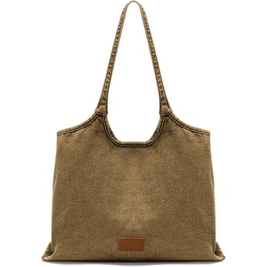 Lee Denim Tote Bag for Women – Casual Denim Purse & Hobo Shoulder Handbag for Work, Travel, Shopping(Olive Green)