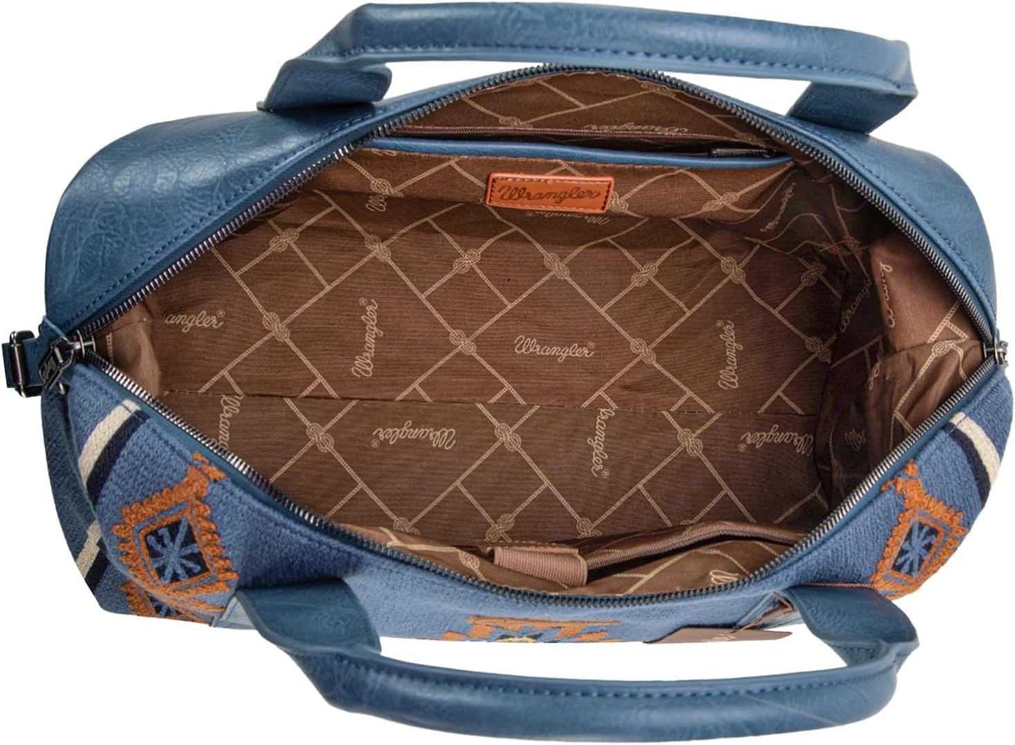 image:imageWrangler Duffel Bag for Women Large Travel Weekender Bag Designer Tapestry Carry On Bags KhakiTapestryJean