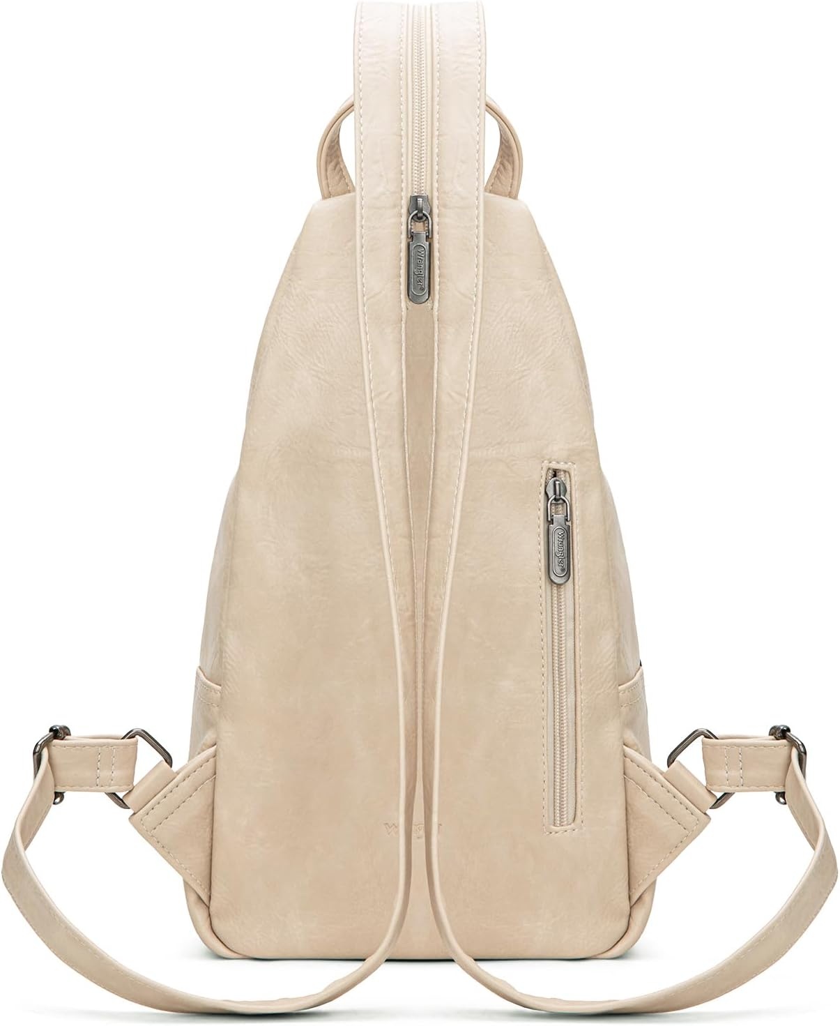 image:imageMontana West Wrangler Convertible Backpack for Women Vintage Shoulder Purses with Adjustable Sling Backpack StrapBeige