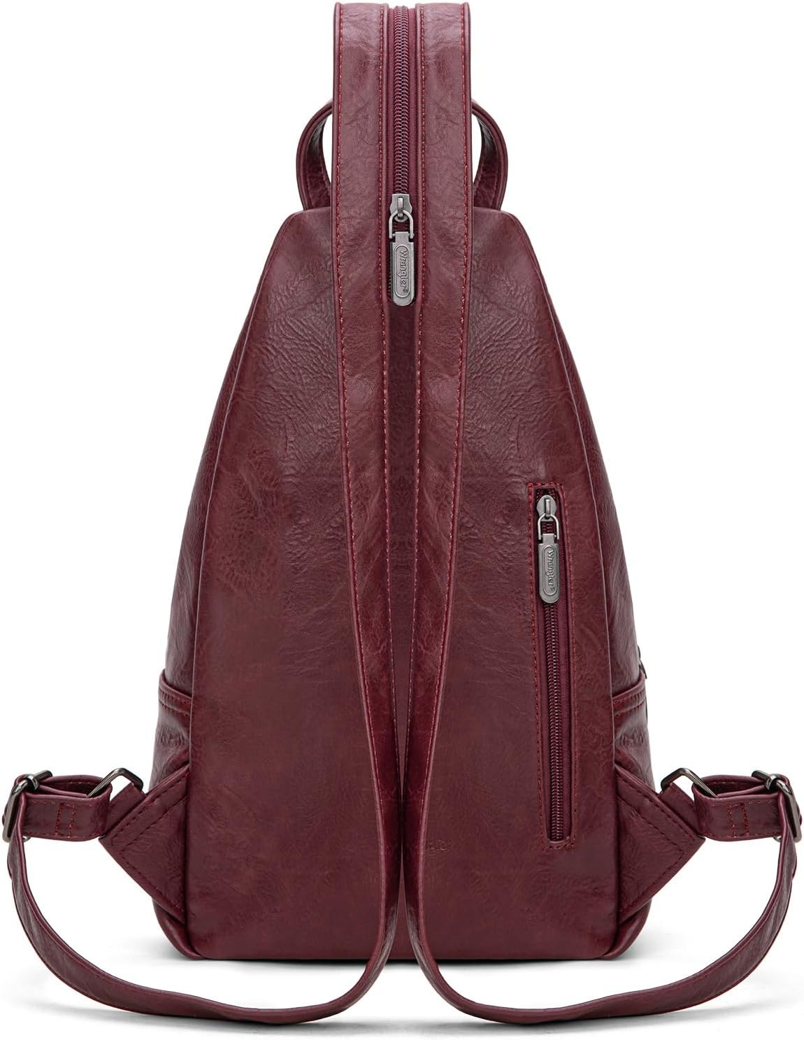 image:imageMontana West Wrangler Convertible Backpack for Women Vintage Shoulder Purses with Adjustable Sling Backpack StrapBurgundy