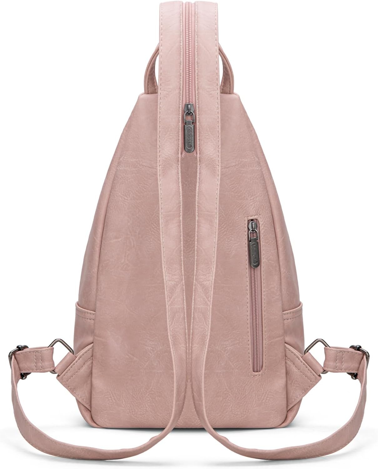 image:imageMontana West Wrangler Convertible Backpack for Women Vintage Shoulder Purses with Adjustable Sling Backpack StrapPink