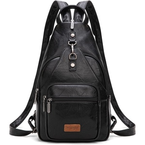 Montana West Wrangler Convertible Backpack for Women Vintage Shoulder Purses with Adjustable Sling Backpack Strap(Black)