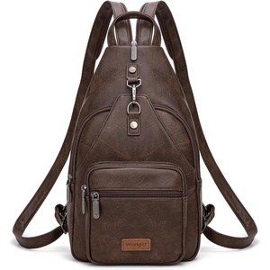 Montana West Wrangler Convertible Backpack for Women Vintage Shoulder Purses with Adjustable Sling Backpack Strap(Coffee)
