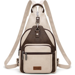 Montana West Wrangler Convertible Backpack for Women Vintage Shoulder Purses with Adjustable Sling Backpack Strap(Tan-coffee)