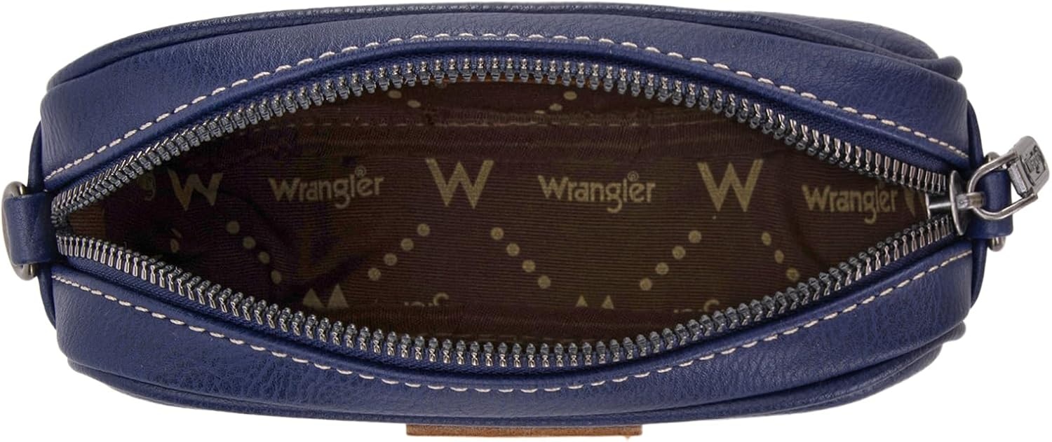 image:imageWrangler Crossbody Bags for Women Western Mini Purses with Guitar StrapNavy With Mustard